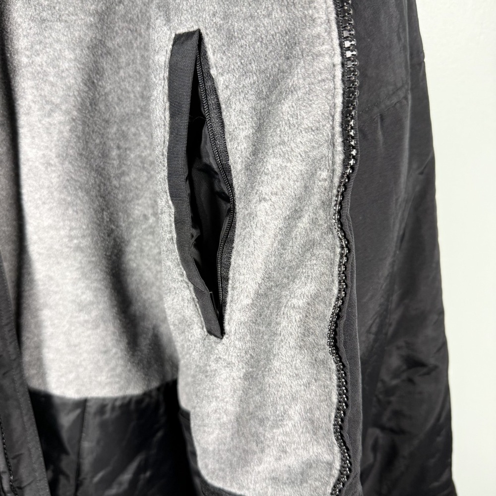 Polo Jeans Mens Coat Jacket Parka Nylon Fleece Lined Black M Stand Up Collar - Picture 16 of 16